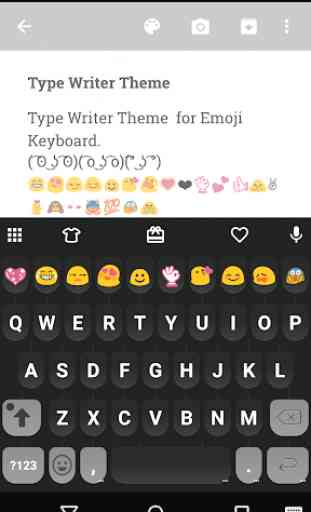 Type Writer Emoji Keyboard 1