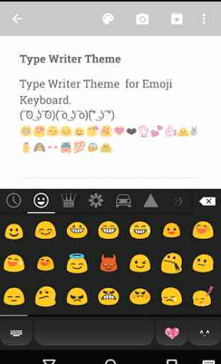 Type Writer Emoji Keyboard 2