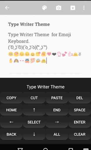 Type Writer Emoji Keyboard 3