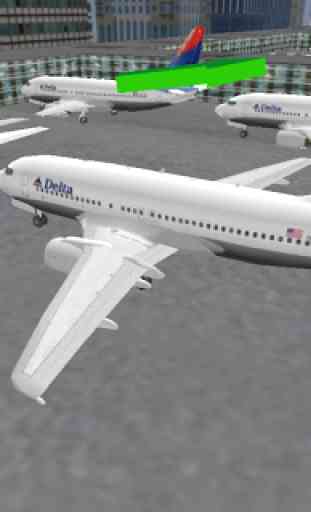 Airport 3D airplane parking 4