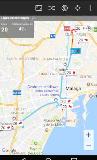 BusLive Malaga - autobuses live GPS 1