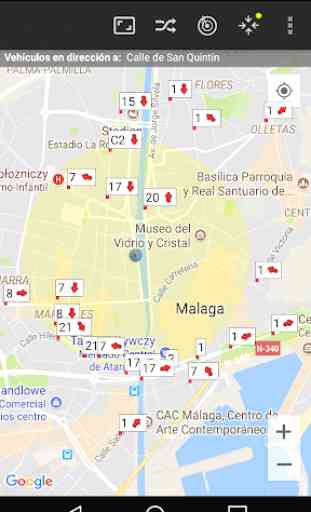 BusLive Malaga - autobuses live GPS 2