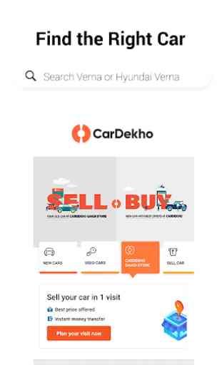 CarDekho: Buy & Sell New & Used Car,Price & Offers 1