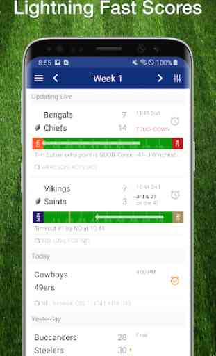 Giants Football: Live Scores, Stats, Plays & Games 1