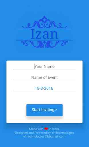 Izan - RSVP Invitations 1