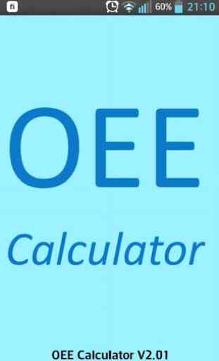 OEE Calculator 1