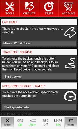 RaceTime - Velocímetro GPS 4