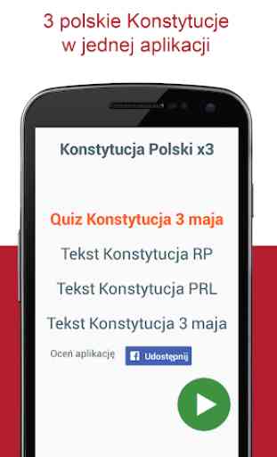 Konstytucja Polski x3 + hymn + QUIZ wiedzy 1