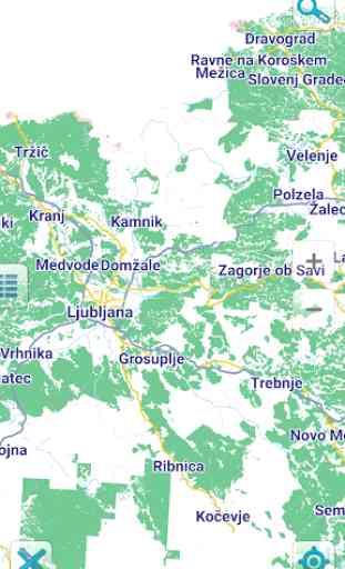Map of Slovenia offline 1