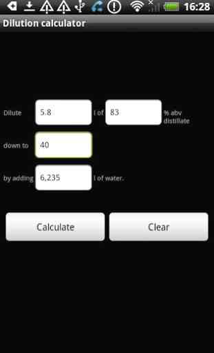 Dilution calculator 2
