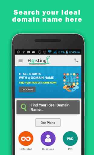 Hosting1 - Web Hosting App 3