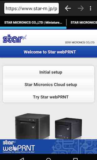 Star webPRNT Browser 1