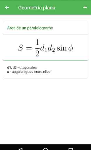 Fórmulas Matemáticas 4