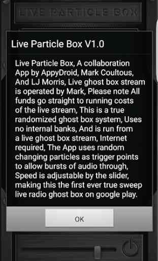 Live Particle Box ITC Ghost Box 3