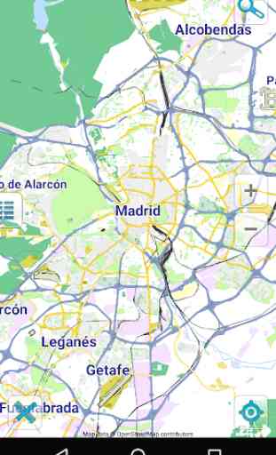Mapa de Madrid offline 1