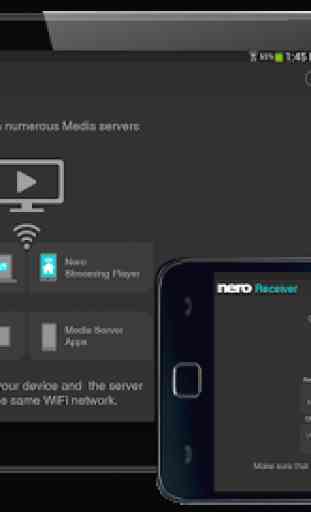 Nero Receiver | Enable streaming for your Phone 3