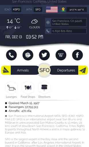 San Francisco Airport (SFO) Info + Flight Tracker 1