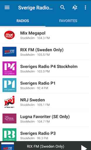 Sverige Radio FM 1