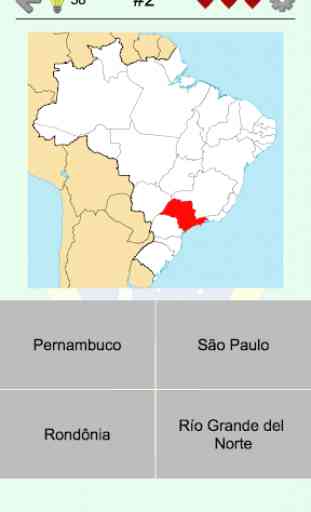 Todos los estados de Brasil - Mapas y capitales 1