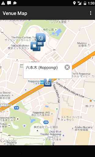 Venue Map for foursquare 3