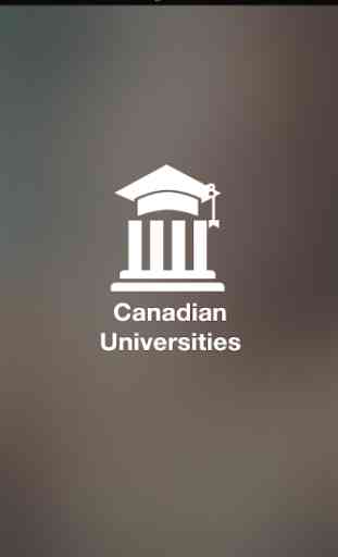 Canadian Universities 1