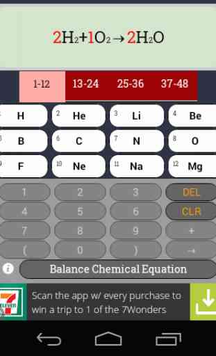 Chem Equation Balance (Free) 2
