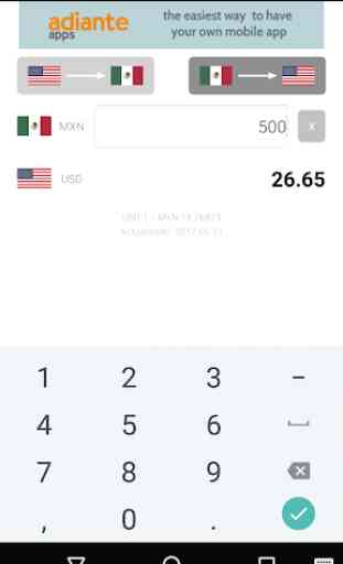 Dólar USA a Peso Mexicano 2