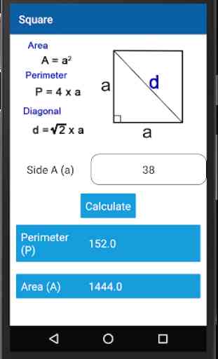 Geometry Formula & Calculator 4