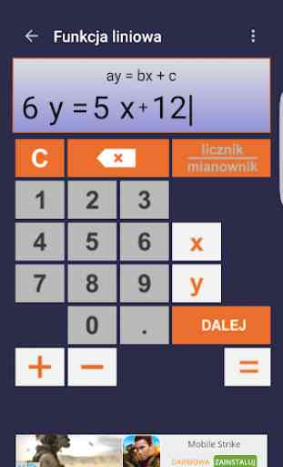Kalkulator szkolny 2