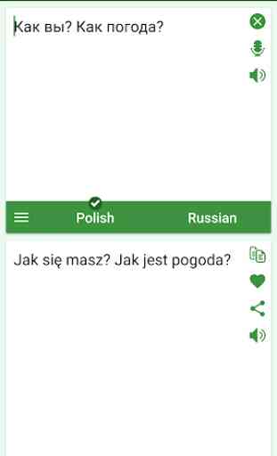 Polish - Russian Translator 2