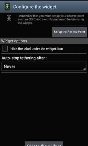 Punto de Acceso Wifi Widget 3