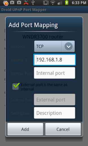 Droid UPnP Port Mapper 2