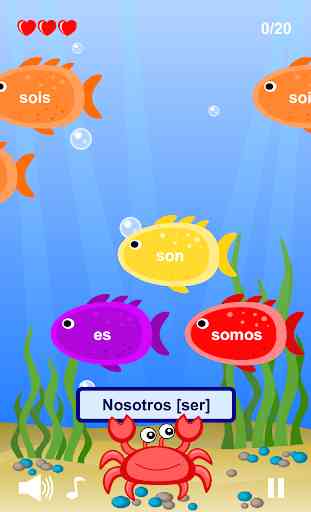 Spanish Verbs Learning Game 1
