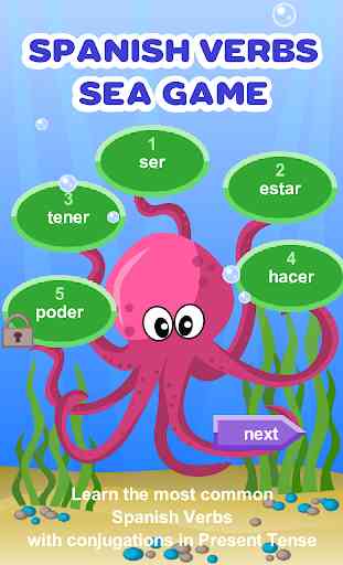 Spanish Verbs Learning Game 3