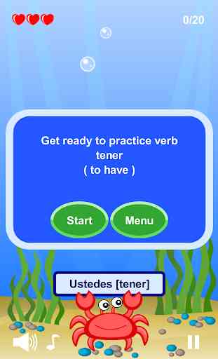 Spanish Verbs Learning Game 4