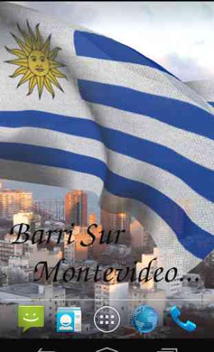 Uruguay Flag Live Wallpaper 3