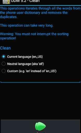 User Dictionary Manager (UDM) 4