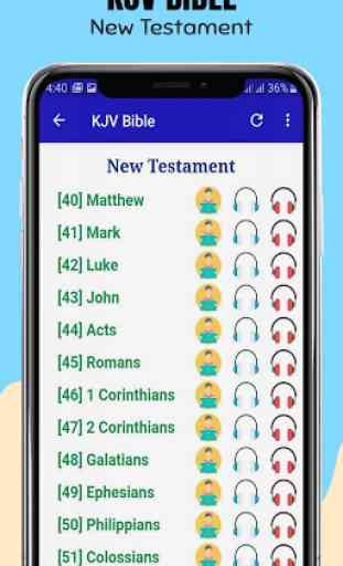 Bible Audio - Multi Versions Bible App Free 4
