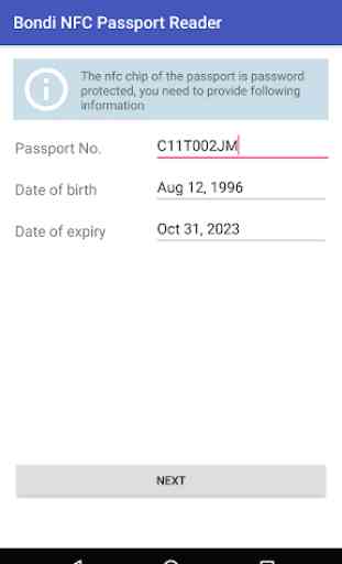 Bondi NFC Passport Reader 1