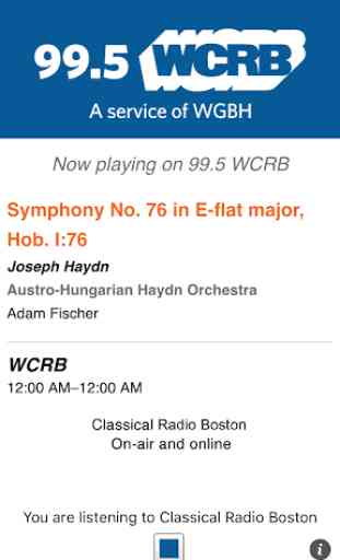 Classical Radio 99.5 WCRB 1