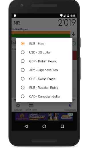 Indian Rupee INR currency converter 2