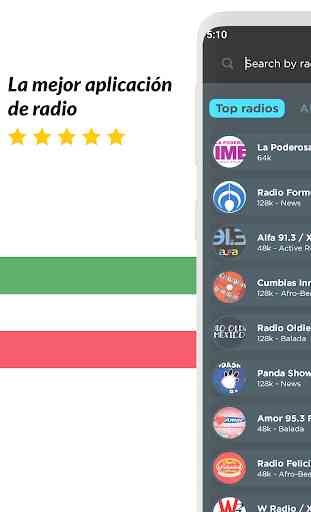 Radio Mexico: Live Radio FM Gratis, Radio Internet 1