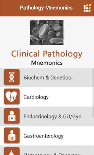 Clinical Pathology Mnemonics 2
