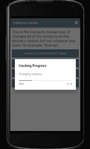 Contacts Hacker - A Prank App 3