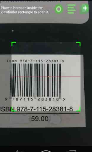 Escáner de código de barras QR 1