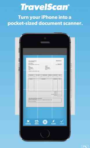 Travelscan - Turn your iPhone into a pocket-sized PDF scanner 1