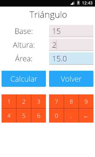 Area y Volumen Calculadora 3