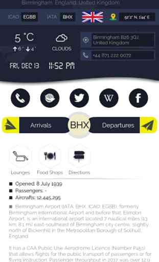 Birmingham Airport (BHX) Info + Flight Tracker 1