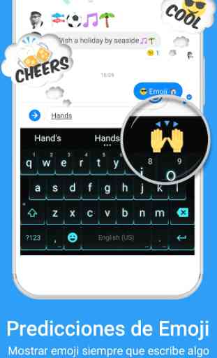 Emoji Keyboard iMore- Cool Font, Gif y temas en 3D 4
