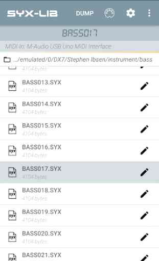 MIDI SysEx Utility (Syx-Lib) 2